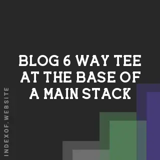 Can I Use a 6-Way Tee at the Base of a Main Stack? Plumbing Code Explained | Logo - Indexof